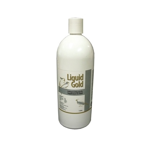 Liquid Gold Calcium & Vitamin D3 Supplement For Birds 1L